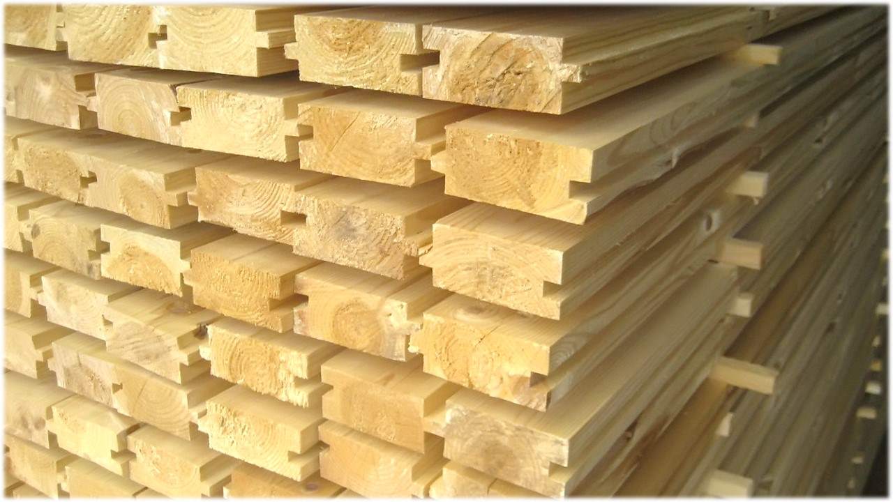 Укладка шпунтованной доски с зазорами для воздуха